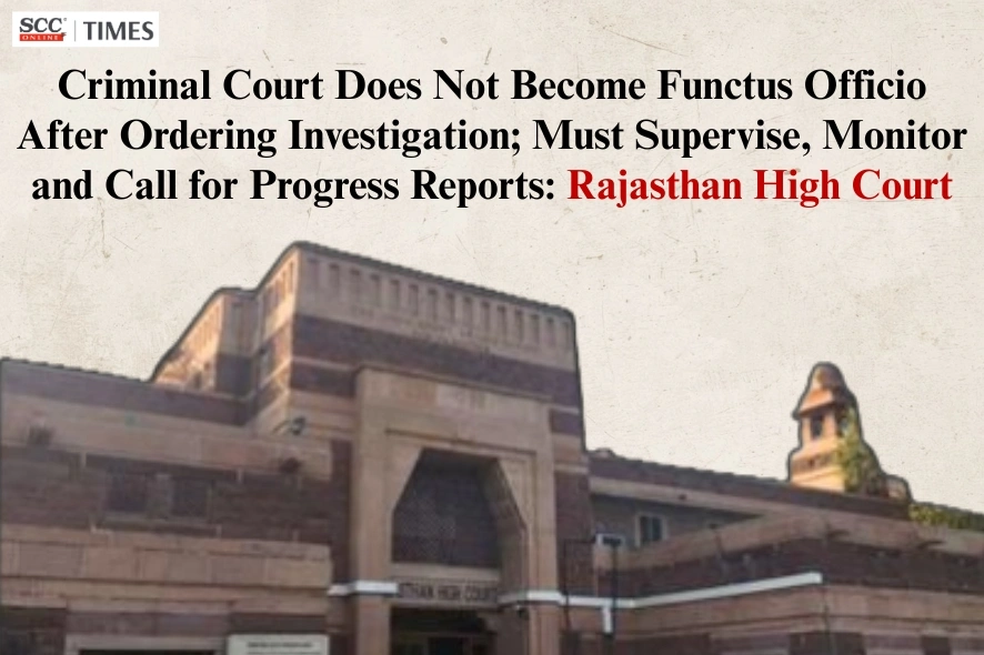 Section 156(3) CrPC court jurisdiction after investigation order