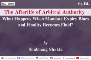 Section 29A Arbitration Act mandate expiry analysis