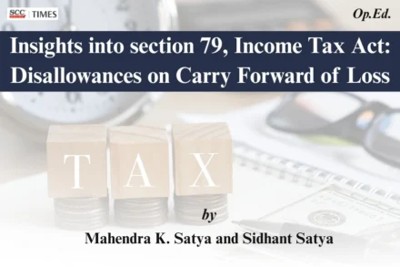 Section 79 Income Tax Act carry forward losses analysis
