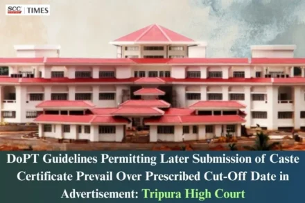 Submission of Caste Certificate After Deadline