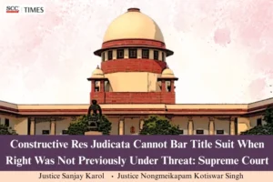 Title Suit Not Barred by Constructive Res Judicata