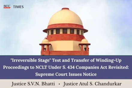 Transfer of Winding-Up Proceedings to NCLT
