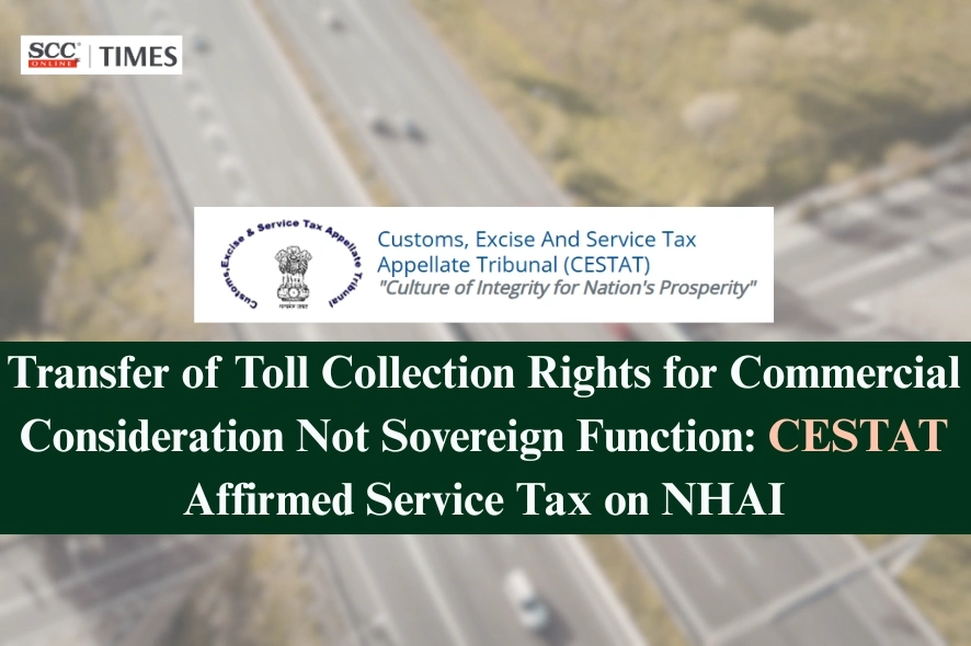Transfer of user fee collection rights