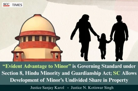 alienation of minor's property