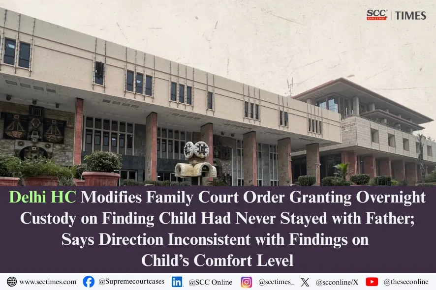 overnight custody of minor child