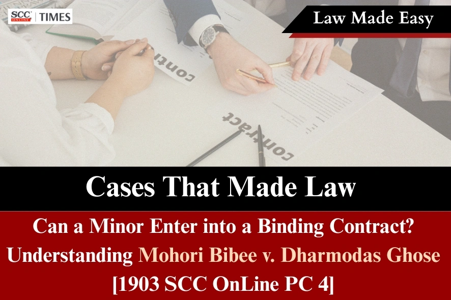 can minor enter into binding contract