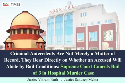 criminal antecedents in bail cases