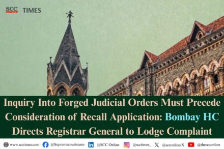 forged judicial orders