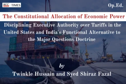 major questions doctrine and executive authority over tariffs
