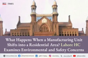 manufacturing unit in residential area