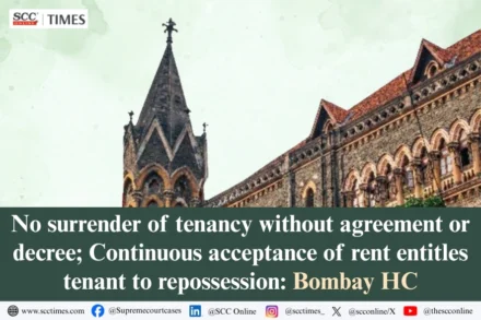 no surrender of tenancy without agreement