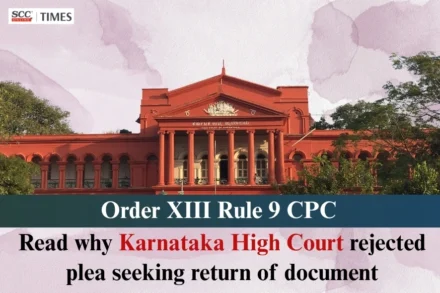 return of document