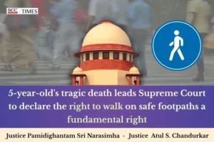 right to walk a fundamental right