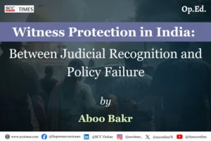 witness protection in India