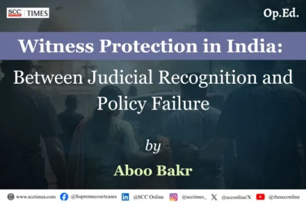 witness protection in India