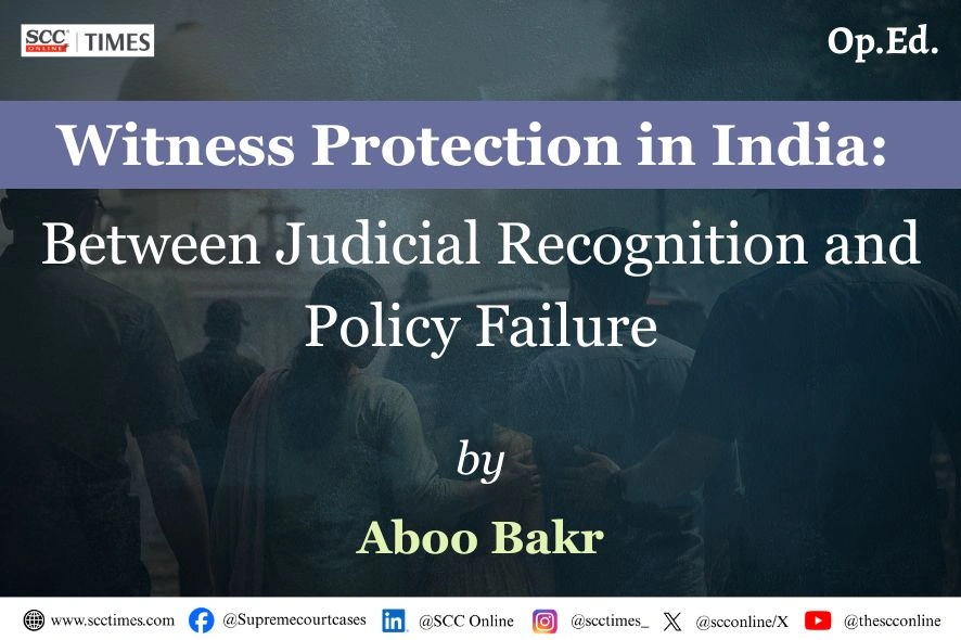 witness protection in India