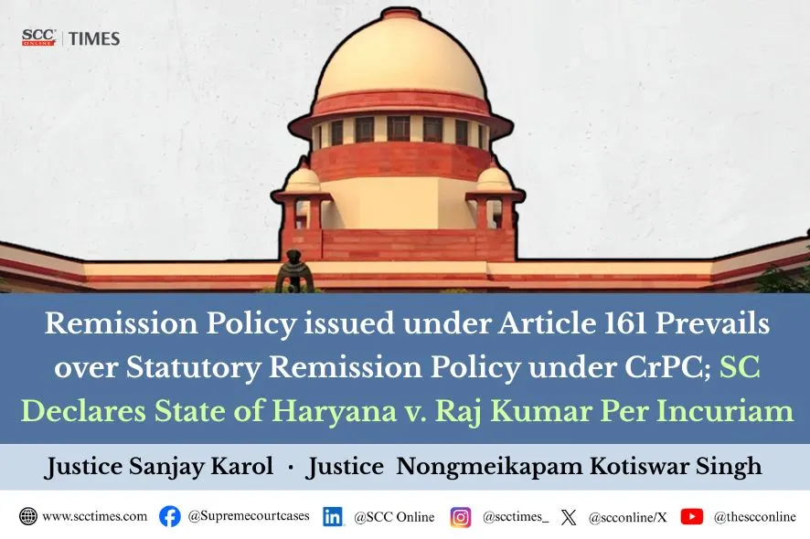 Article 161 Remission Policy