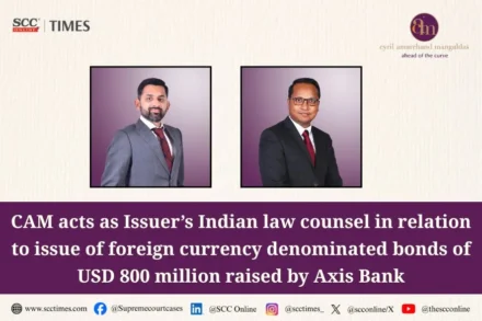 Axis Bank USD 800 Million Bond Issue