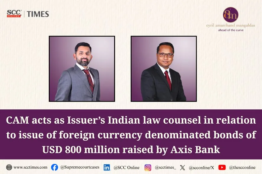 Axis Bank USD 800 Million Bond Issue