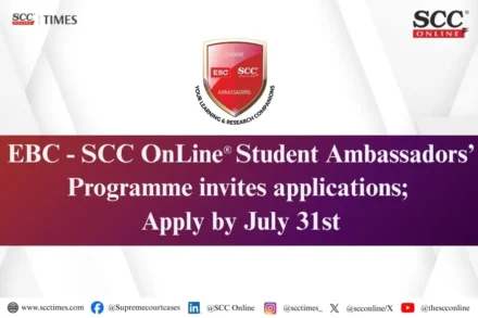 EBC-SCC Student Ambassadors' Programme