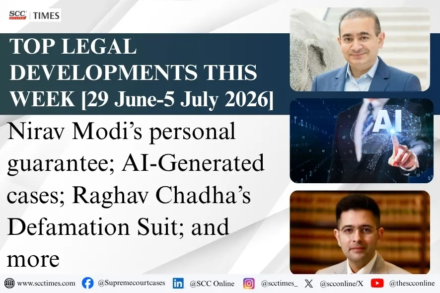 Legal Developments This Week