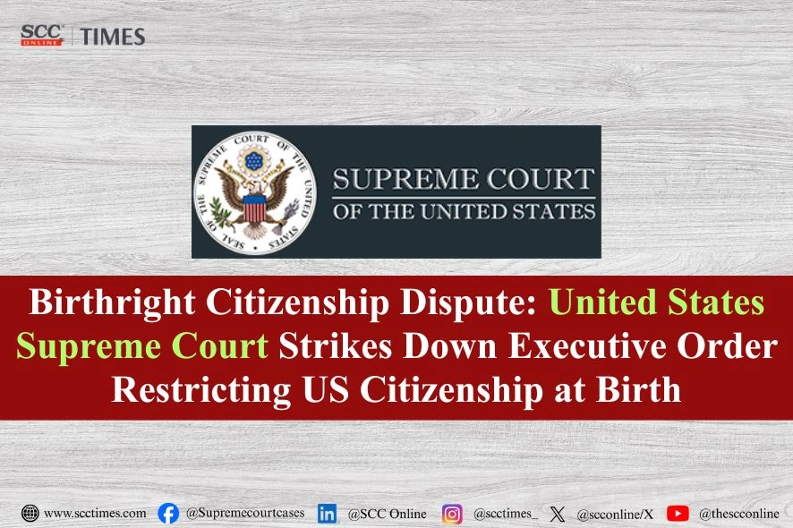 Birthright Citizenship Dispute