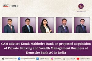 CAM advises Kotak Mahindra Bank on Deutsche Bank India acquisition