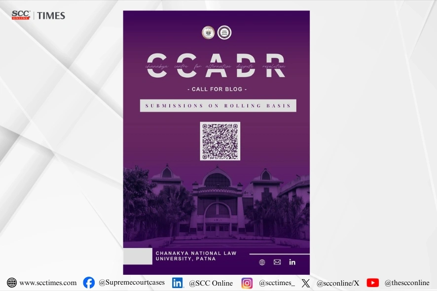 CCADR call for blogs 2026