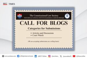 Call for Blogs by CLS WBNUJS