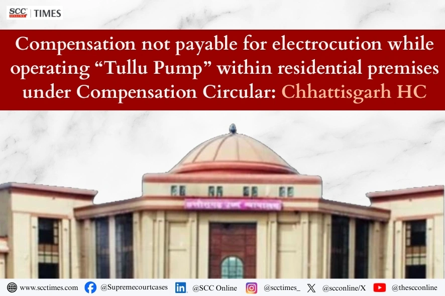 Compensation not payable for electrocution