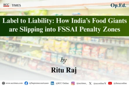 FSSAI food labelling compliance India analysis