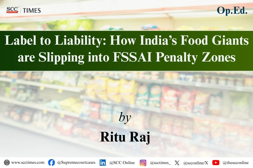 FSSAI food labelling compliance India analysis