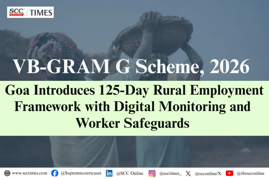 Goa Government announces VB  GRAM G Scheme