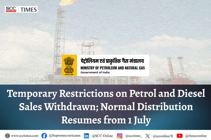 Government withdraws petrol and diesel restrictions