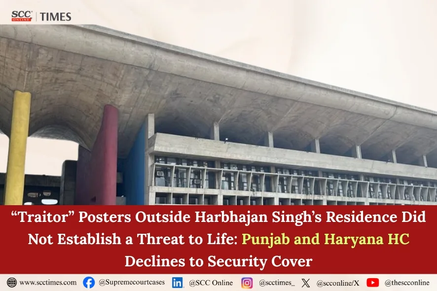 Harbhajan Singh Punjab Police security cover
