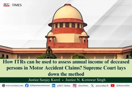 Income assessment using ITR in accident claims