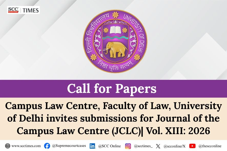 JCLC Volume XIII call for papers 2026