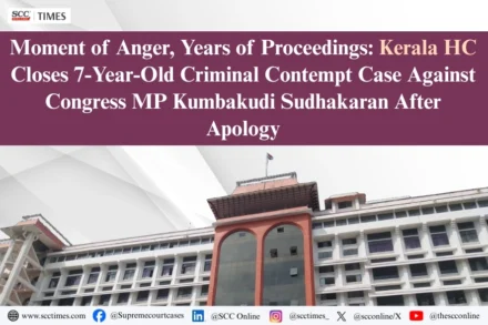 Kumbakudi Sudhakaran contempt case