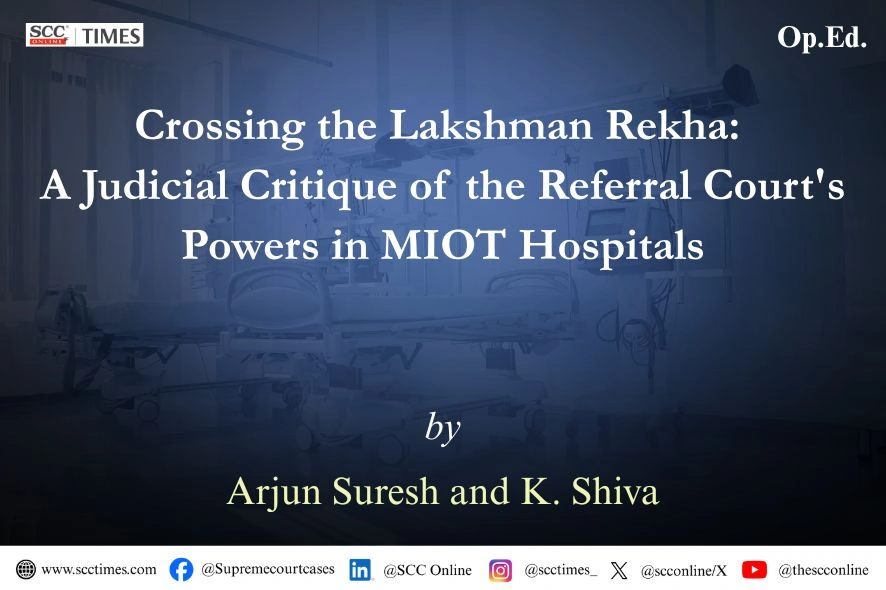 MIOT Hospitals v Balaraman Palaniappan Section 11 analysis