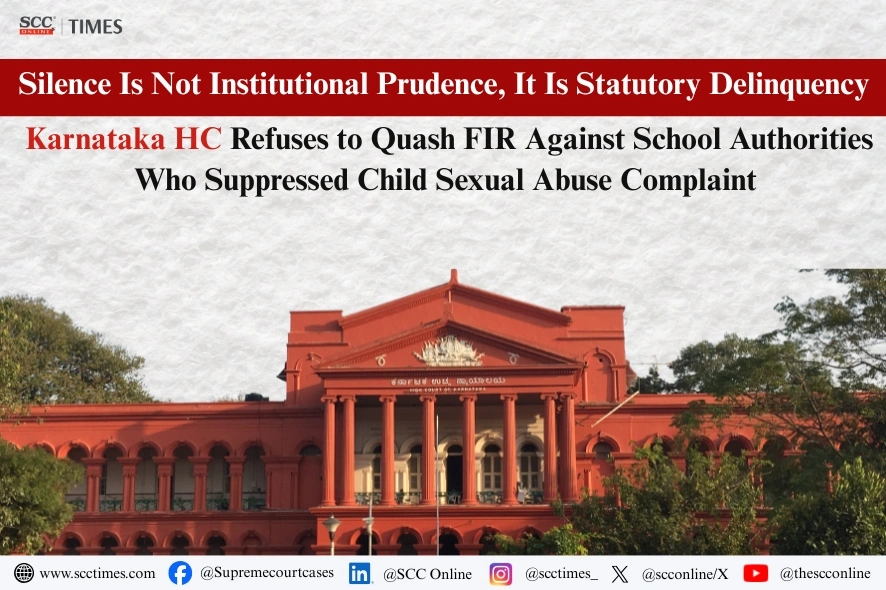 Mandatory reporting of POCSO offence