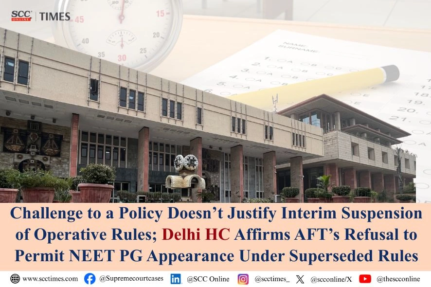 NEET PG eligibility of SSC Medical Officers