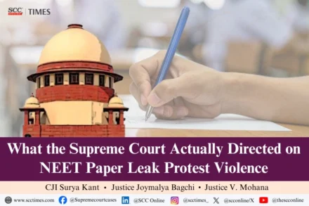 NEET Paper Leak Protest Proceedings