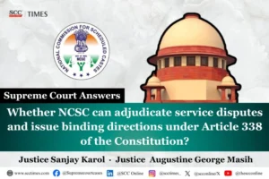 National Commission for Scheduled Castes powers