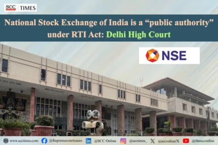 National Stock Exchange RTI Act