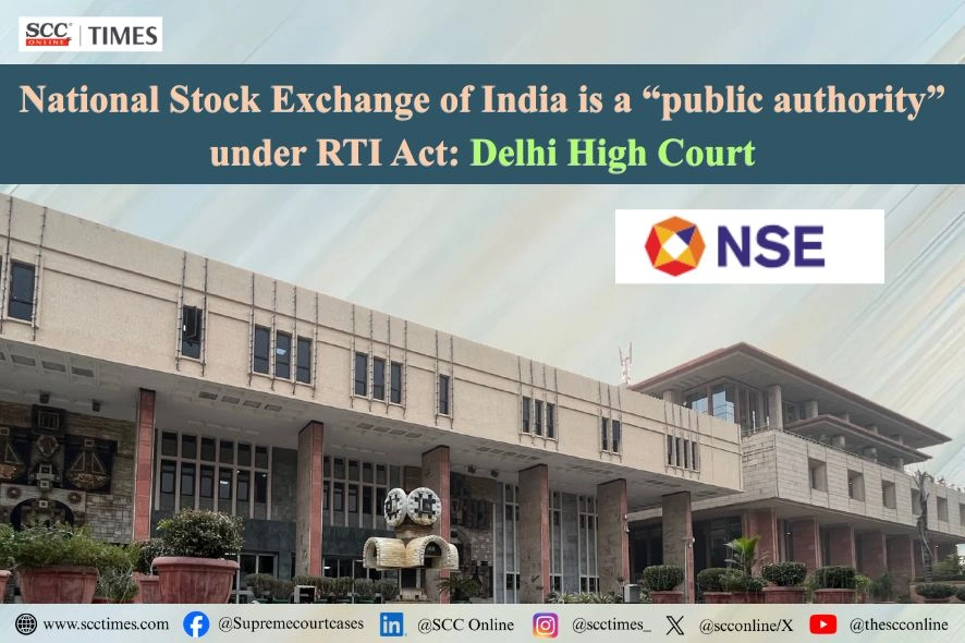 National Stock Exchange RTI Act
