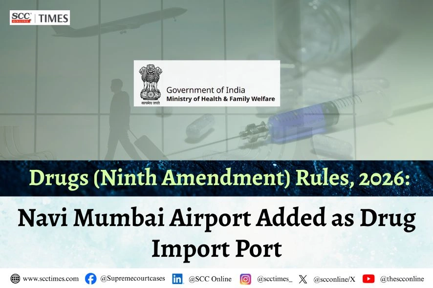 Navi Mumbai Airport Drug Import Port