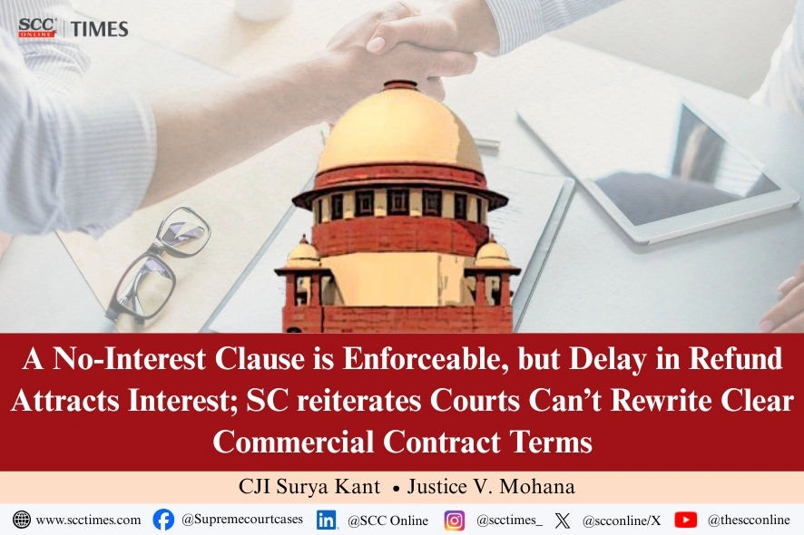 No-Interest Clause on Security Deposit