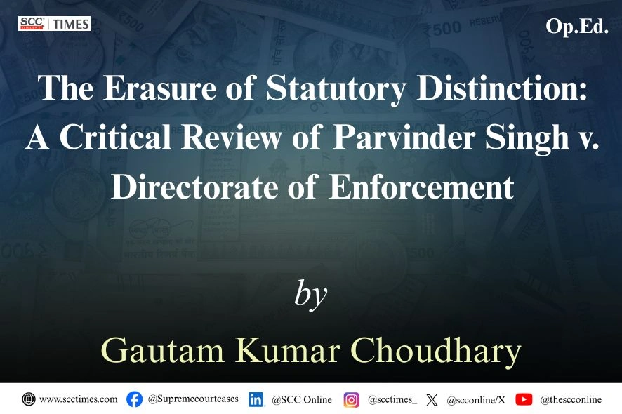 Parvinder Singh Directorate of Enforcement BNSS analysis