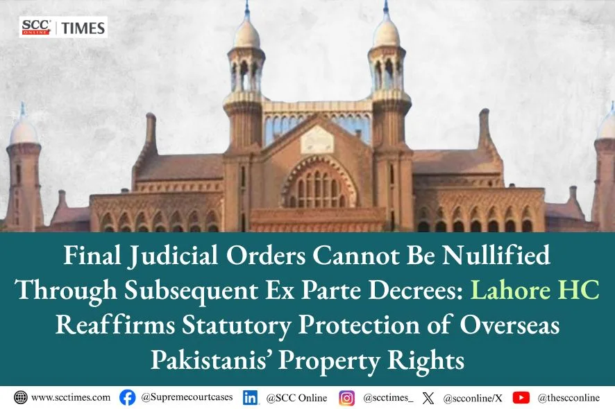 Protection of Overseas Pakistanis' Property Rights