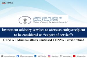 Refund of unutilized accumulated CENVAT Credit
